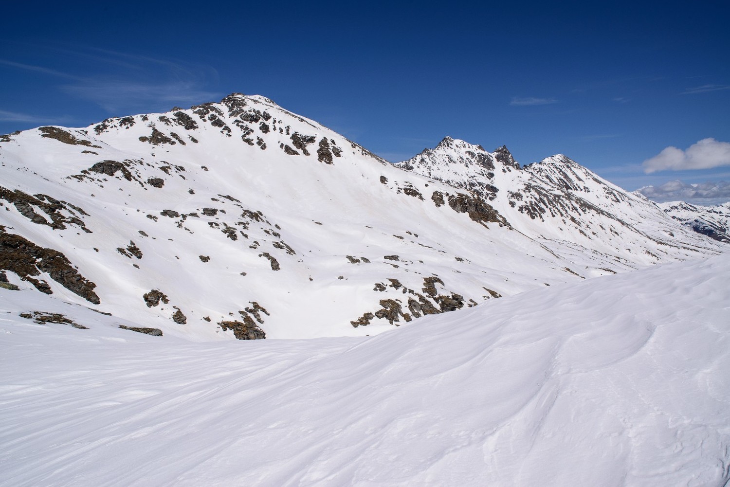 Pizzo Mater 3023m dal Passo Mater 2785m
