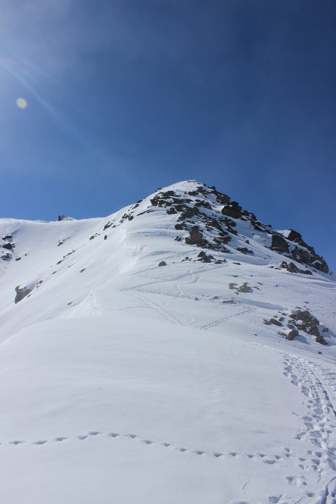 Du col au sommet.