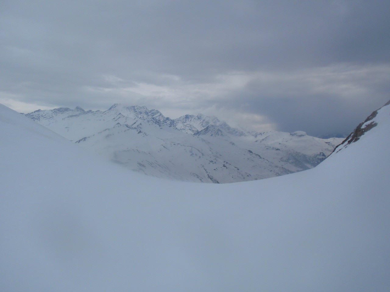 Vendredi - arrivée au petit col ferret