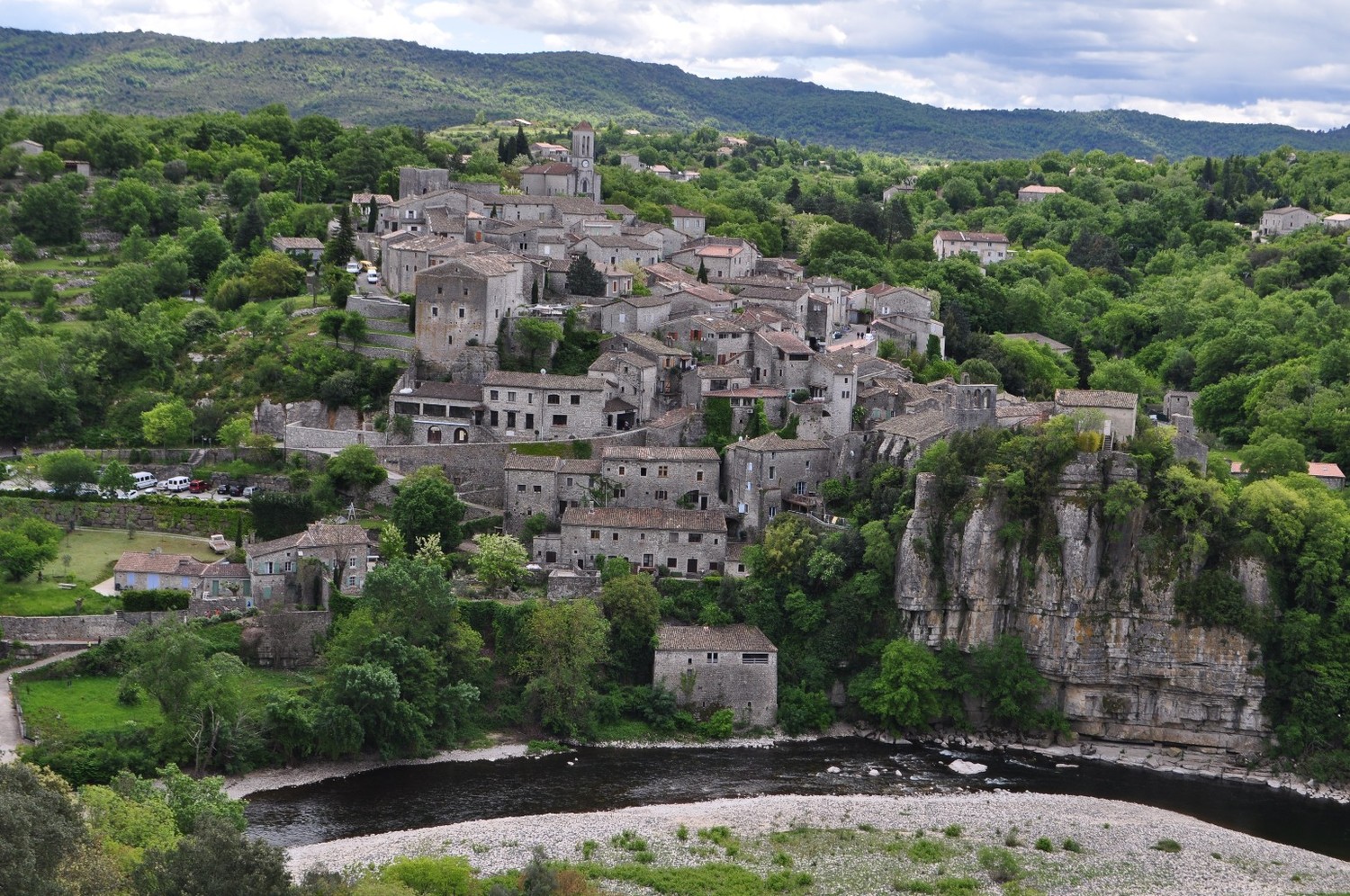 Vue sur Balazuc
