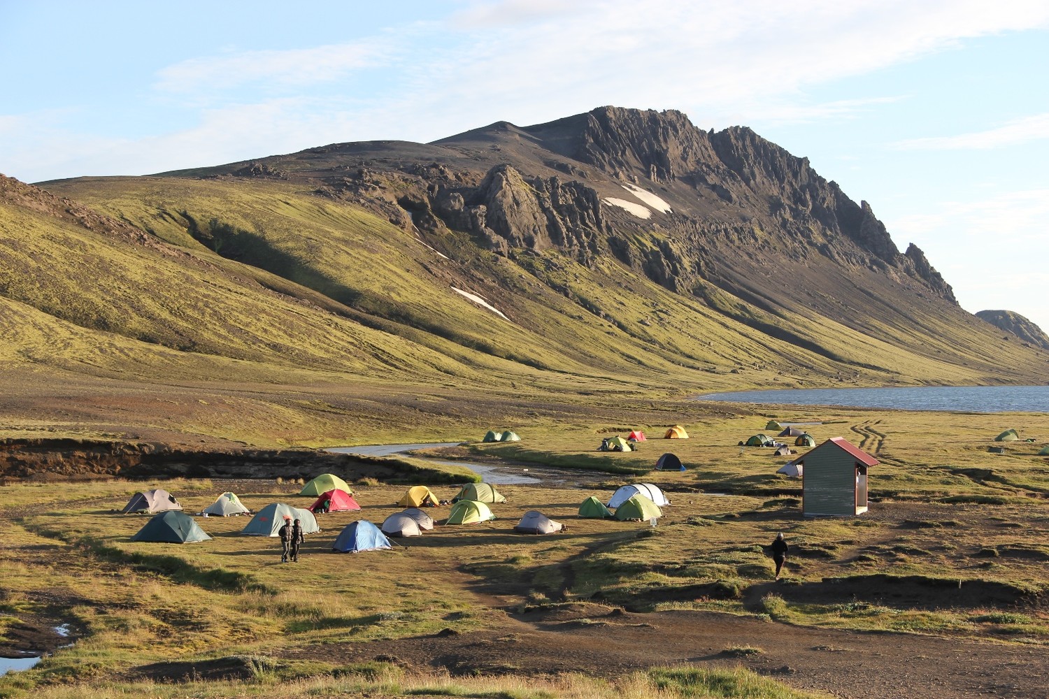 Camping à proximité du refuge