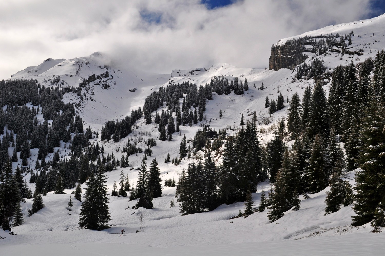 combe des drobounes et sommet de "Vorl"