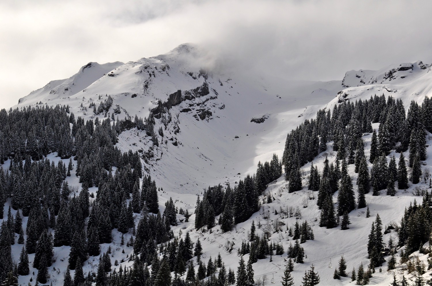 les nuages s'amusent