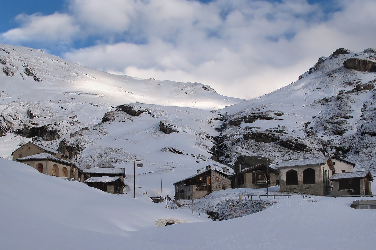 Piz Grevasalvas; passaggio a Blaunca...