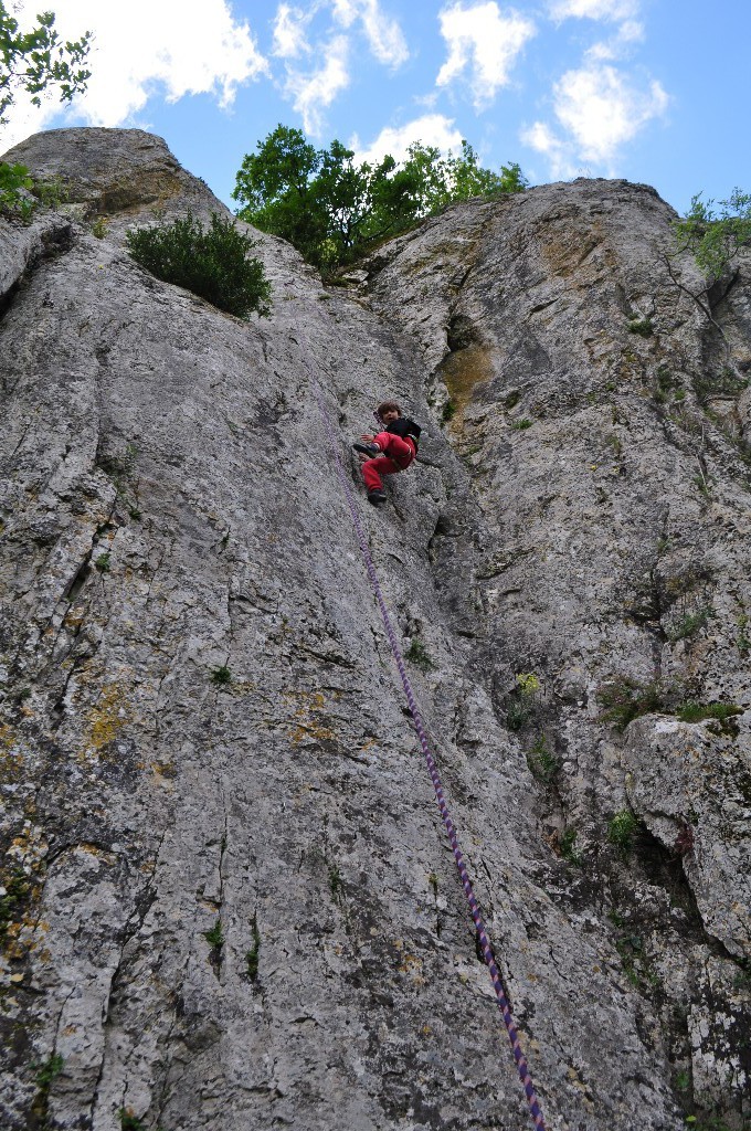 Secteur la Roche "je suis planté" 5B