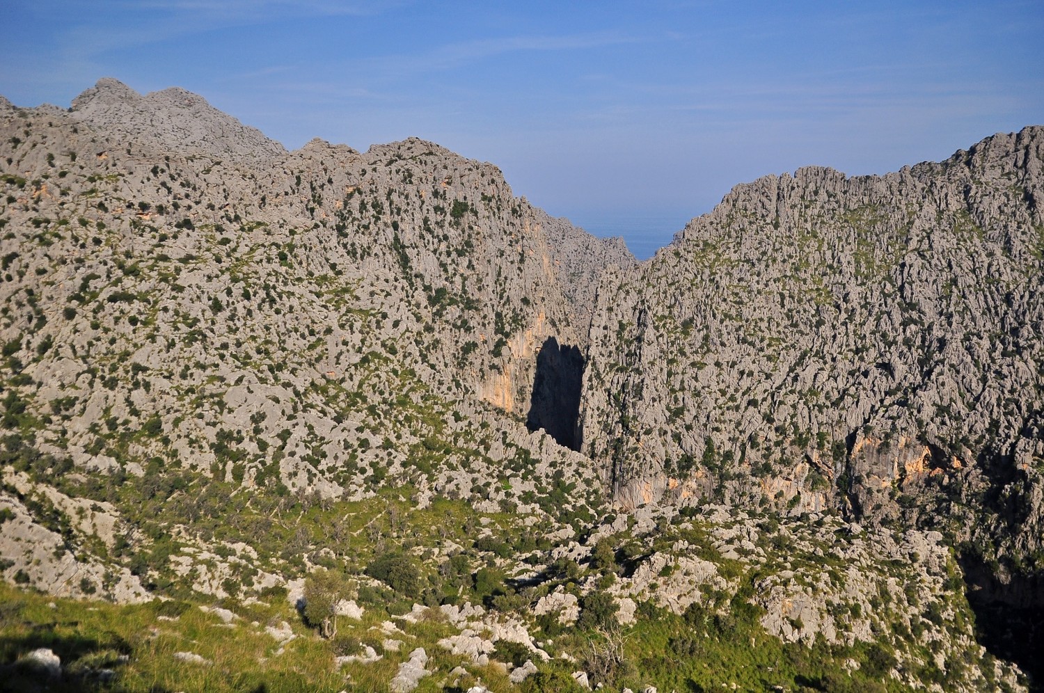 le torrent de pareis, difficile de le rater ..