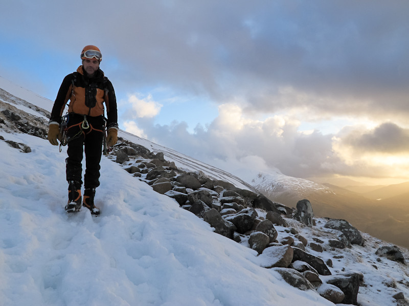 La descente - en espérant rentrer avant la nuit...