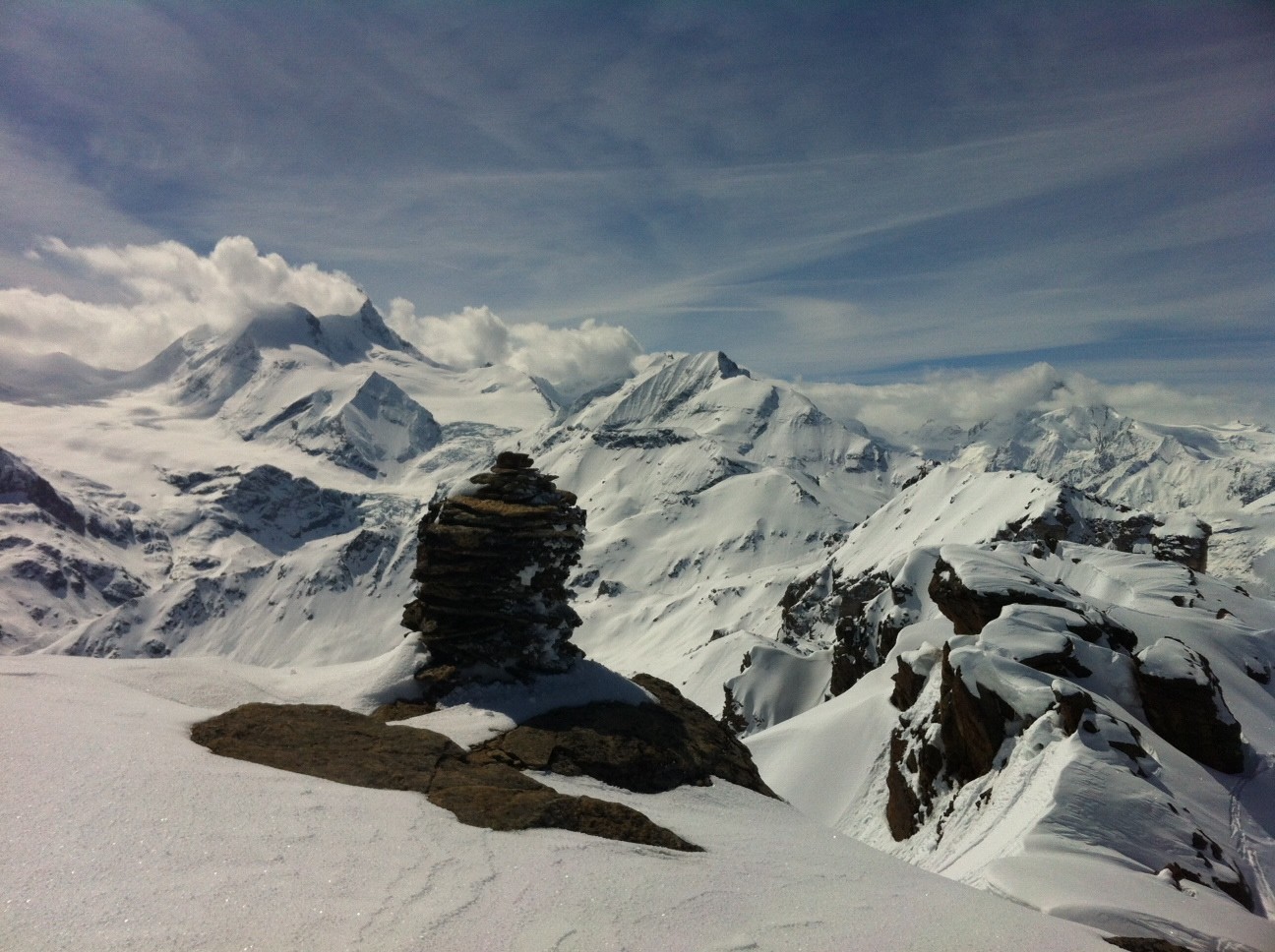 Au sommet