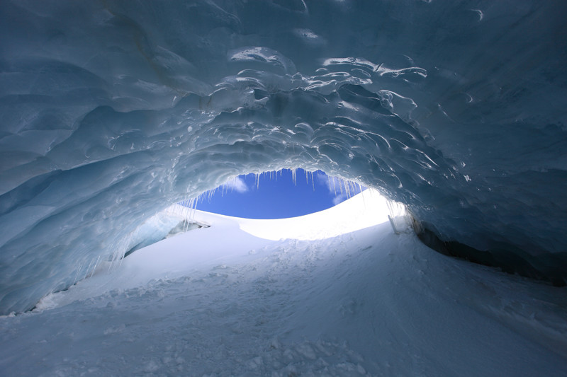 Nel tunnel glaciale