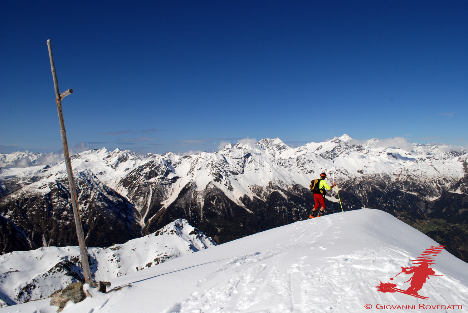 Il gruppo del Bernina dal Piz Trevisina 2823m