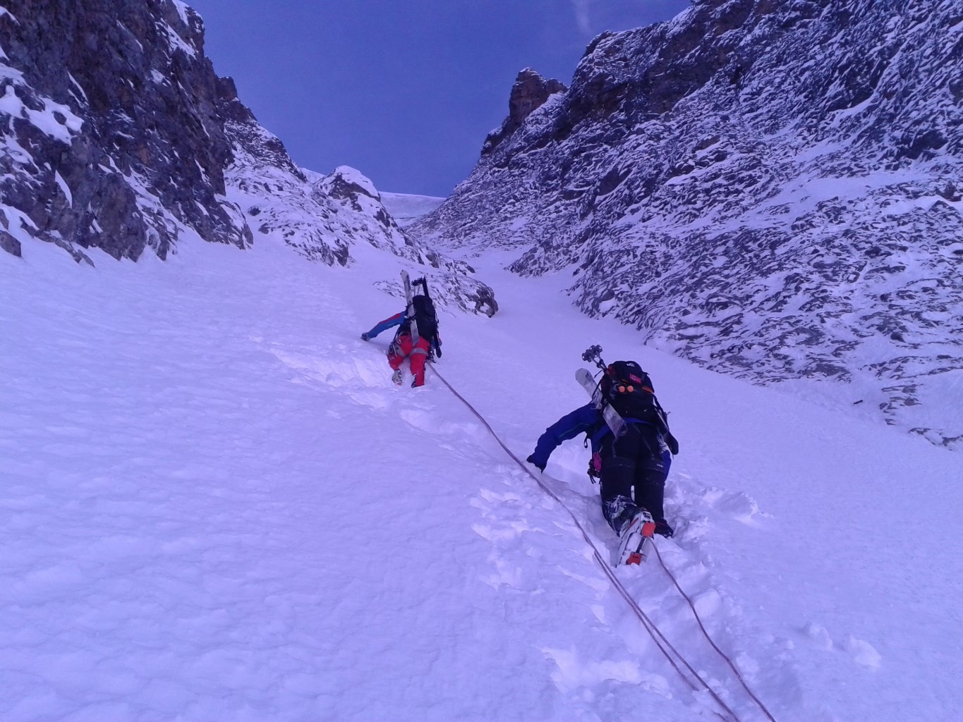 Couloir final (sous sérac)