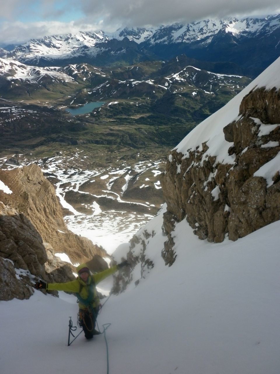Maïté au 2/3 du couloir
