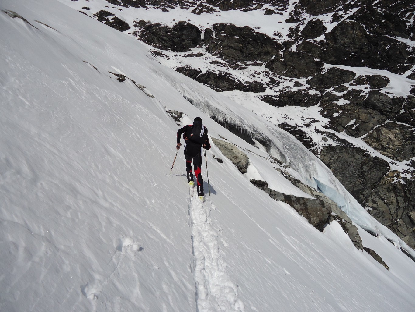 Plattes des Chamois: pendenze al limite