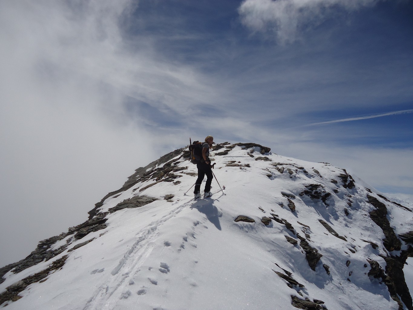 Plattes des Chamois: in vetta