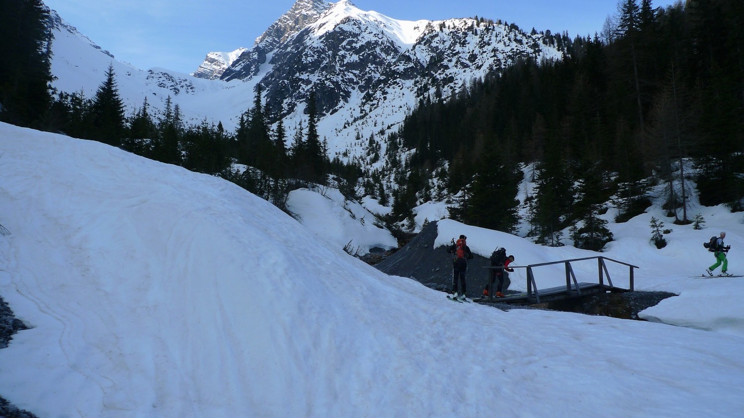 In salita in Val Zuort