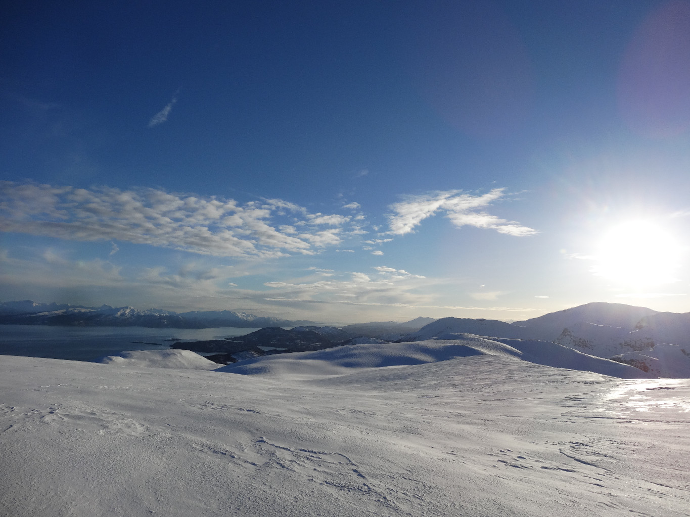 Sommet Tverfjellet