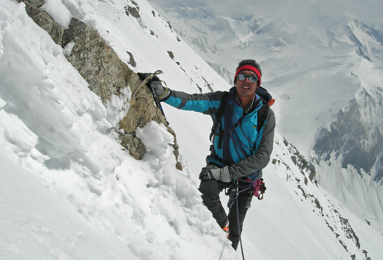 C. di Camadra; Gianluca sulla cresta SW...
