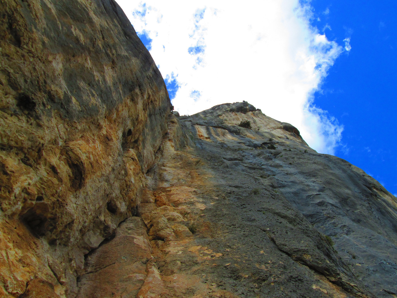 L7, la fissure déversante en 6b