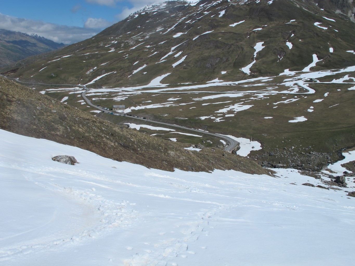 Arrivée au pont de lachat