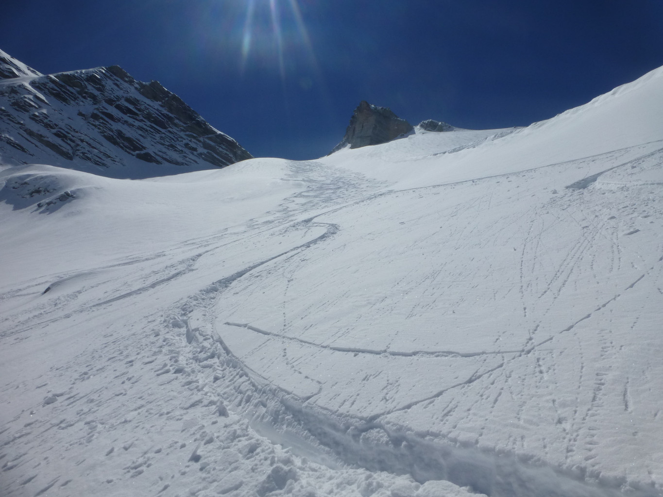 Gran neve su ottimi pendii