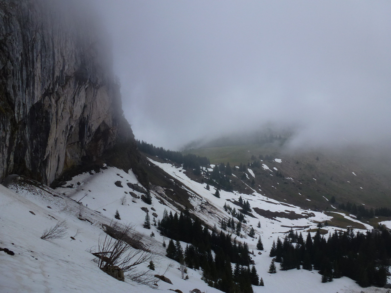 Traversée pour le col du Freu depuis le col de Cou