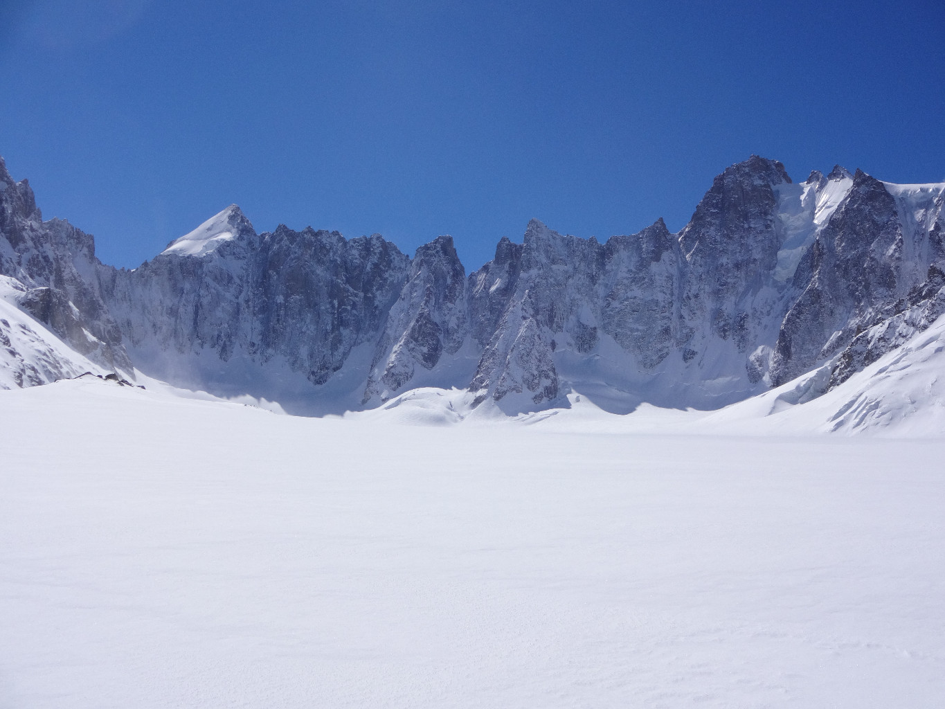 le fond du glacier