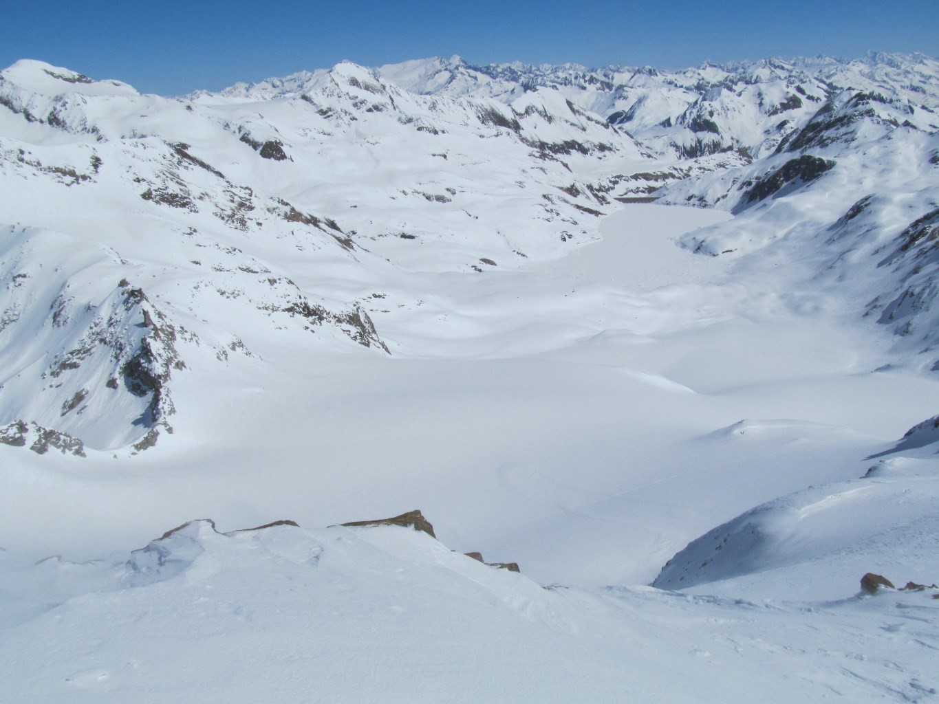 panorama verso il lago dei Sabbioni