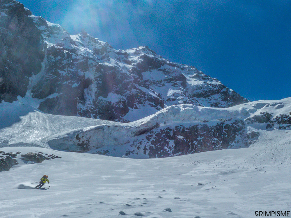 On quitte le glacier et ça décaille à peine