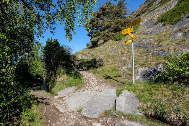 La montée vers Lidu.