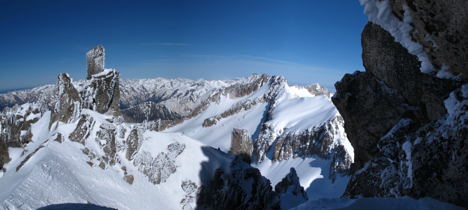 Vue au sortir du couloir