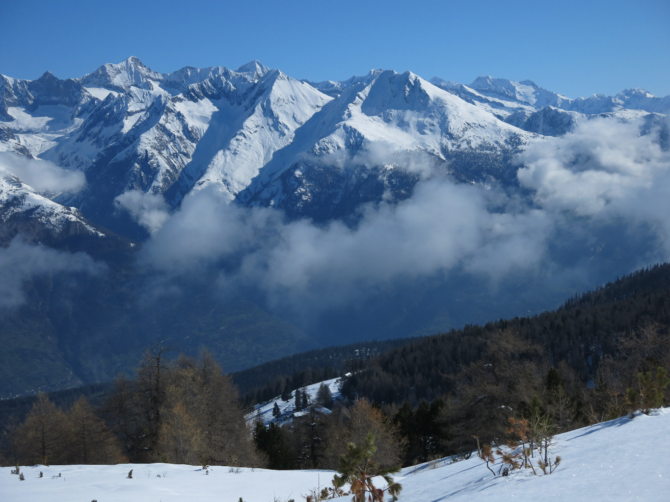 Des souvenirs..au Gärsthorn et Schilthorn