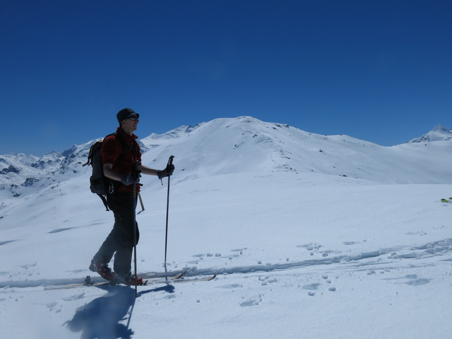 Augstborhorn, descente N
