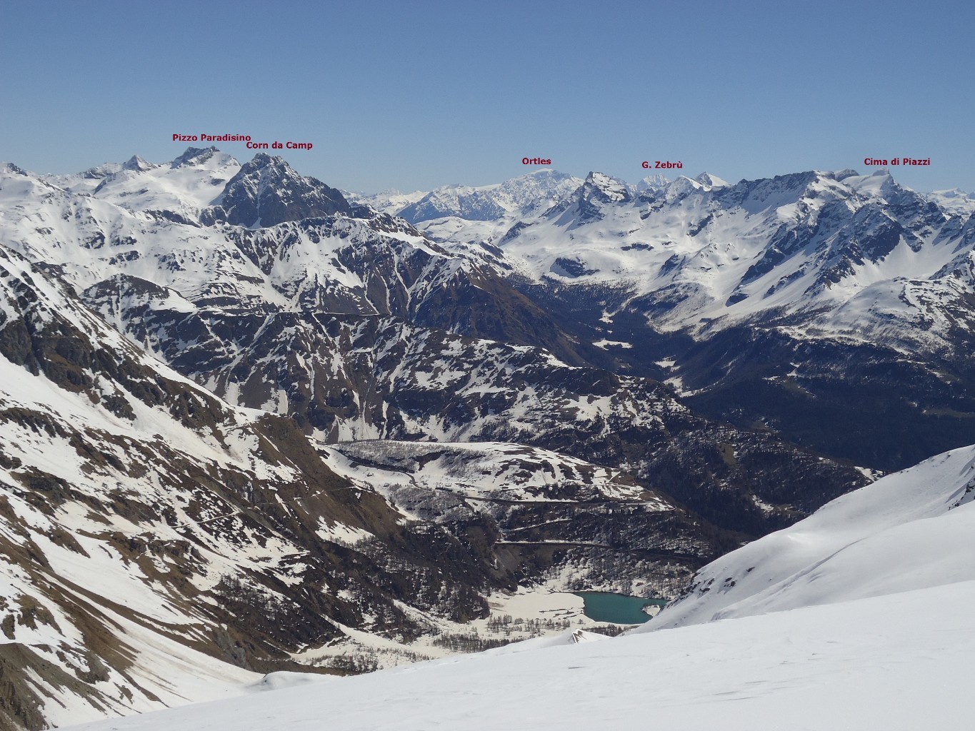 Piz Varuna: panorama