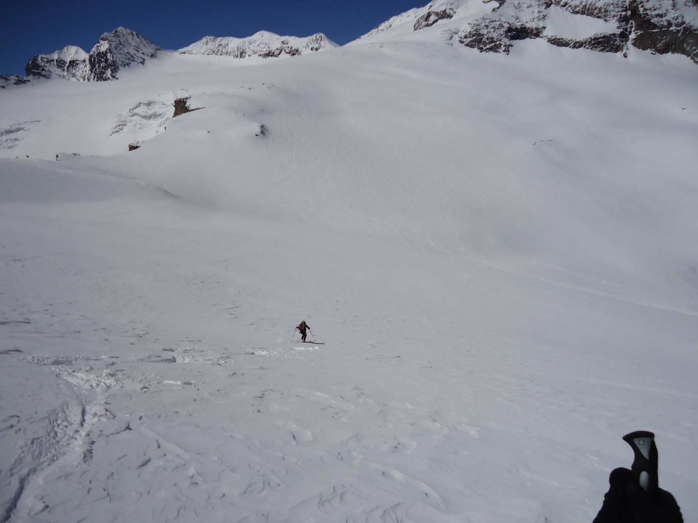 Piz Varuna: discesa sotto il passo Gembré