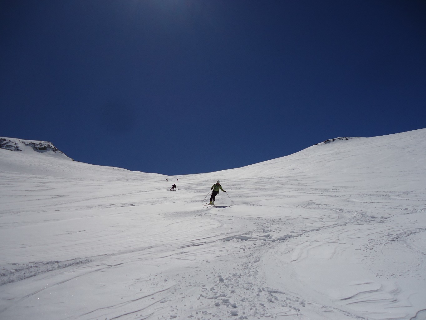 Piz Varuna: scendendo dal Vadret da Palù