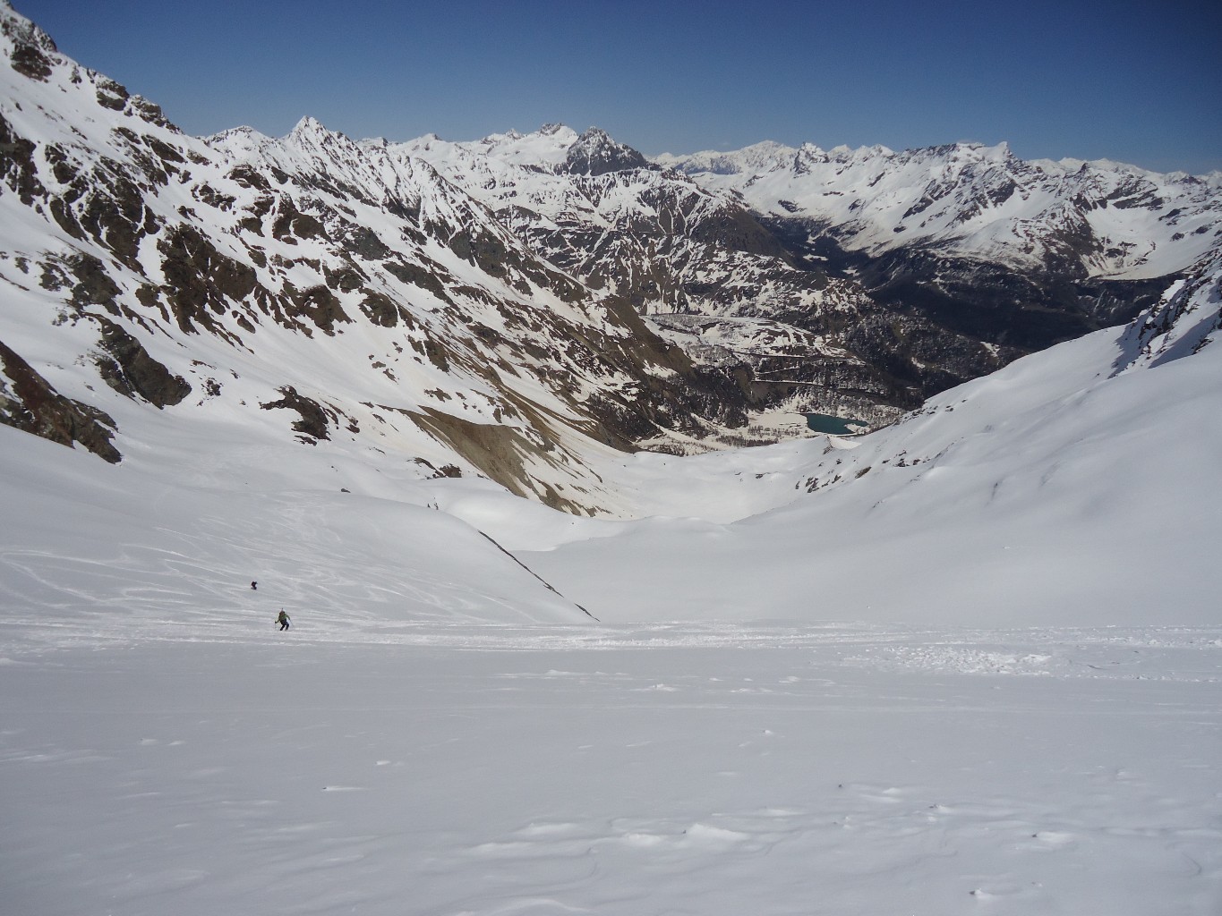 Piz Varuna: discesa dal Vadret da Palù