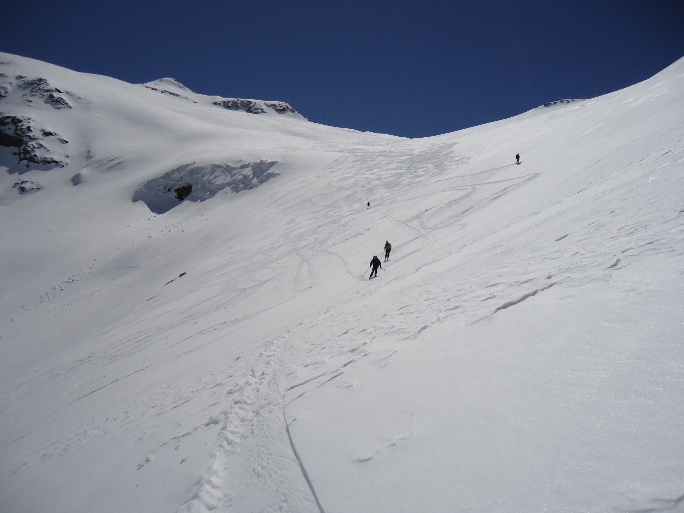 Piz Varuna: stupenda neve primaverile