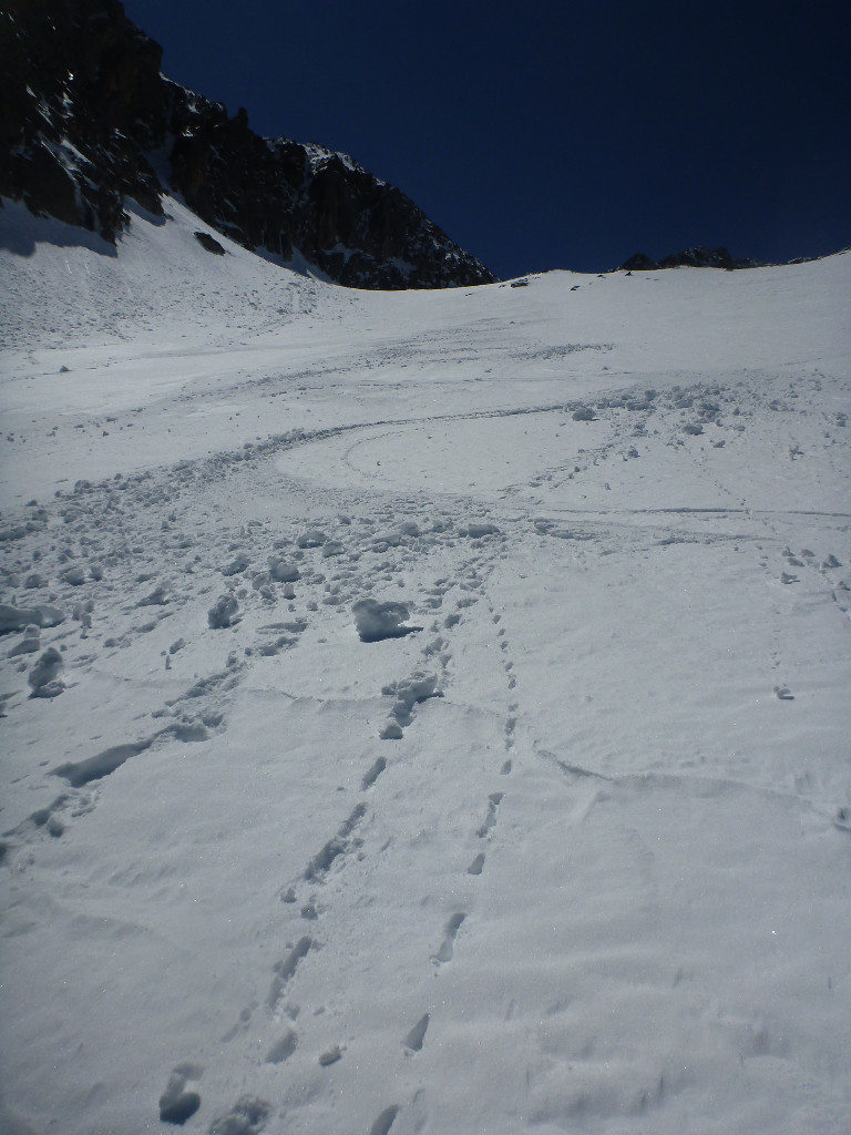 dans les pentes sur le Lac charles