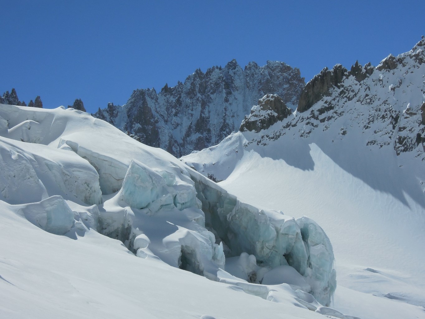 Sur le glacier des Améthystes
