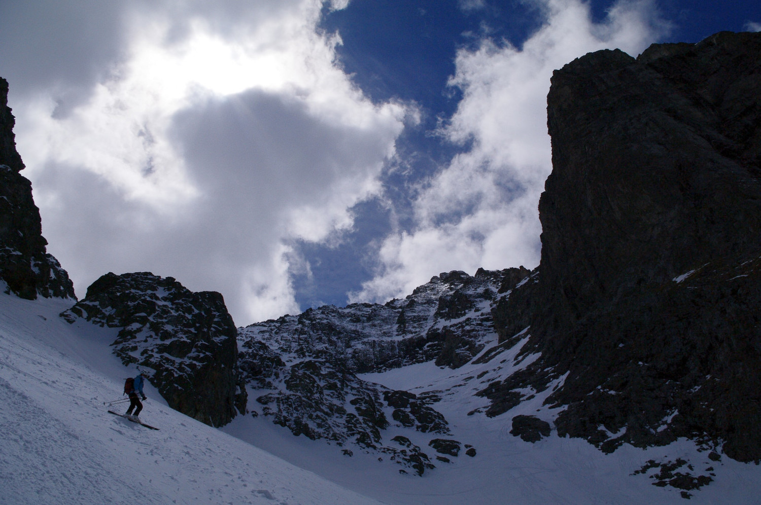 Vue sur les 2 couloirs supérieurs