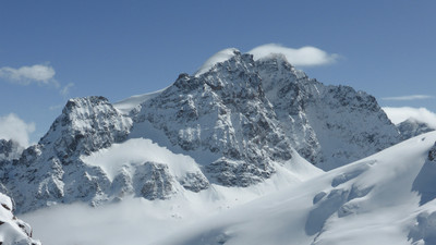 Versant W du Piz Roseg Versant W du Piz Roseg