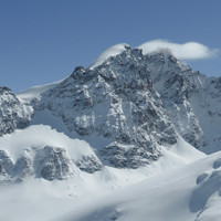 Versant W du Piz Roseg