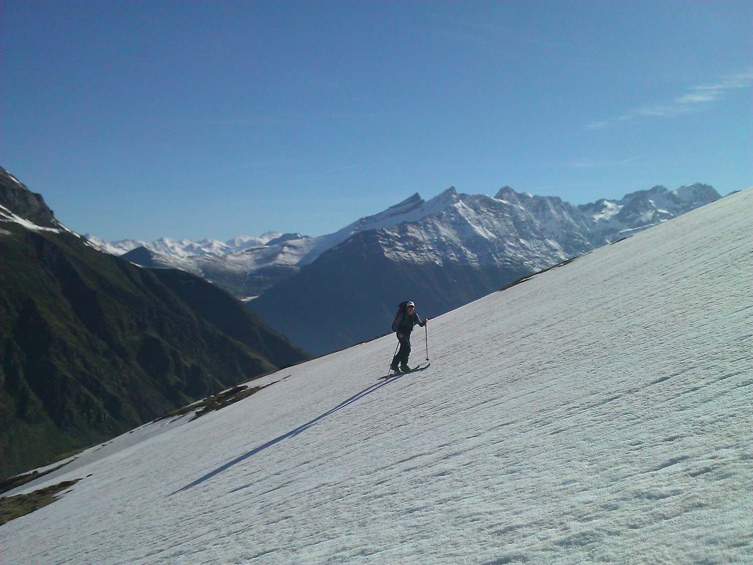 dans la montée