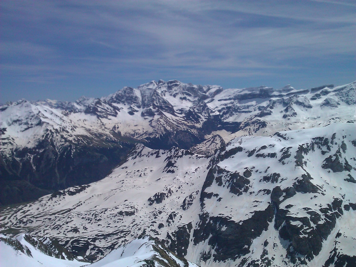 du sommet, vue sur Gavarnie