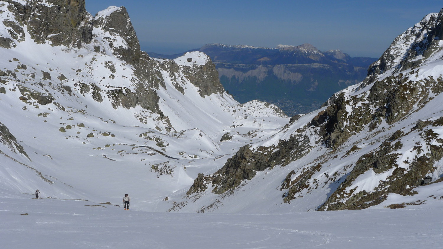 Montée sous le Col de la Pra