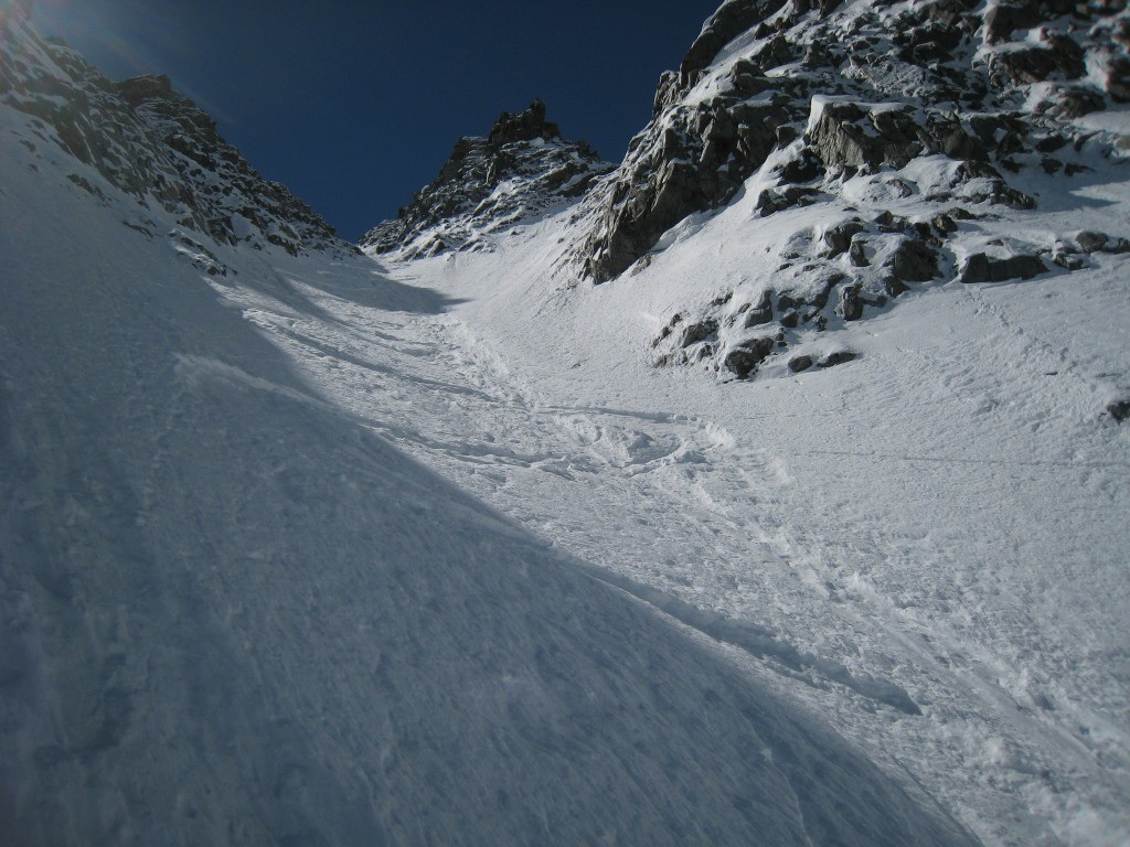 haut du couloir descente