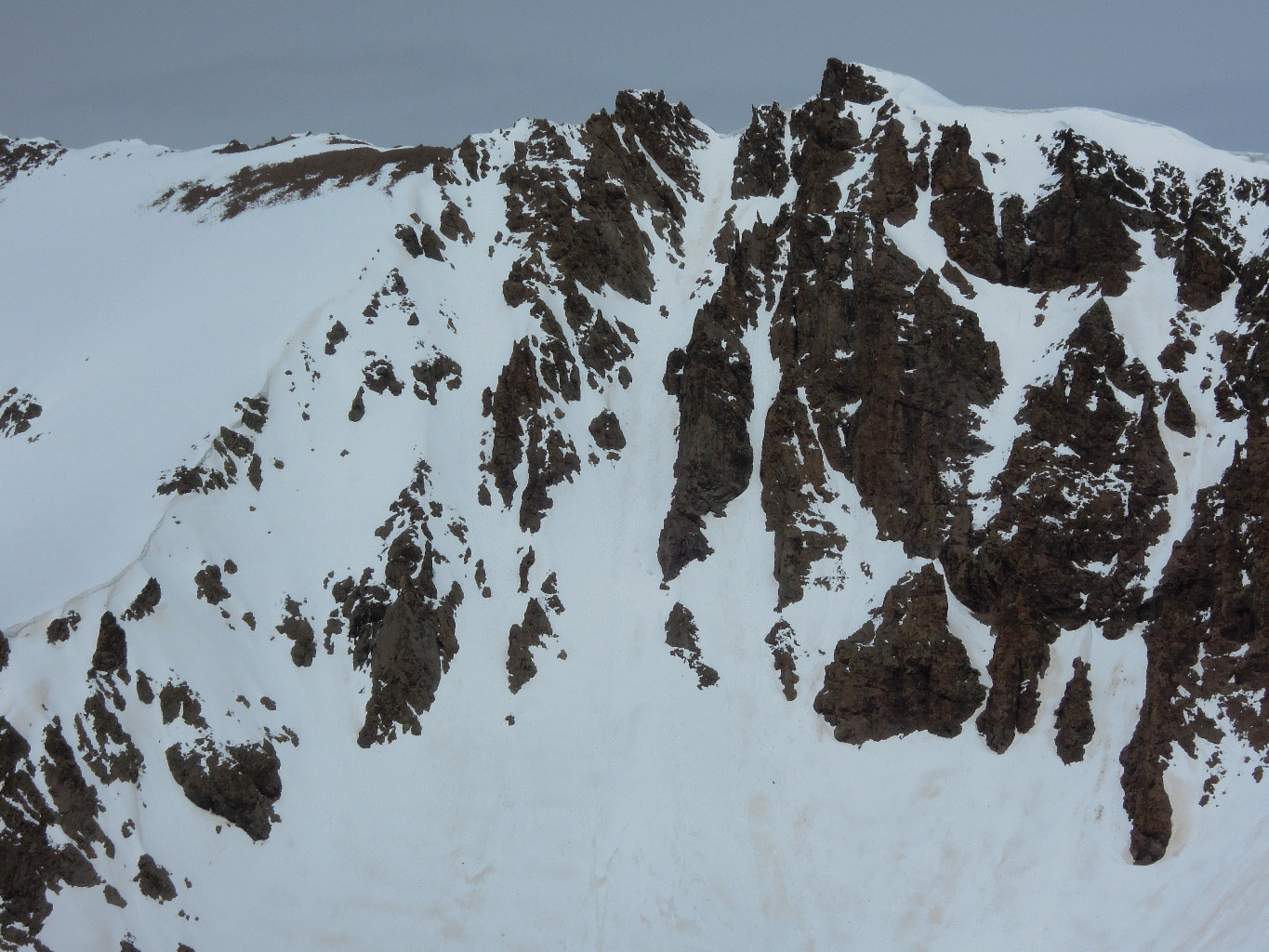 Couloir SE qui mérite son gros plan