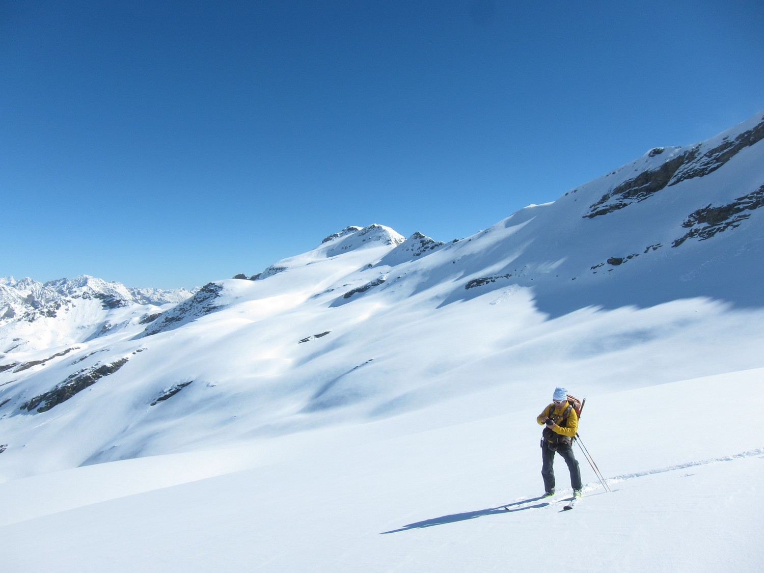 Gran Vaudala e poco prima il colle Basei