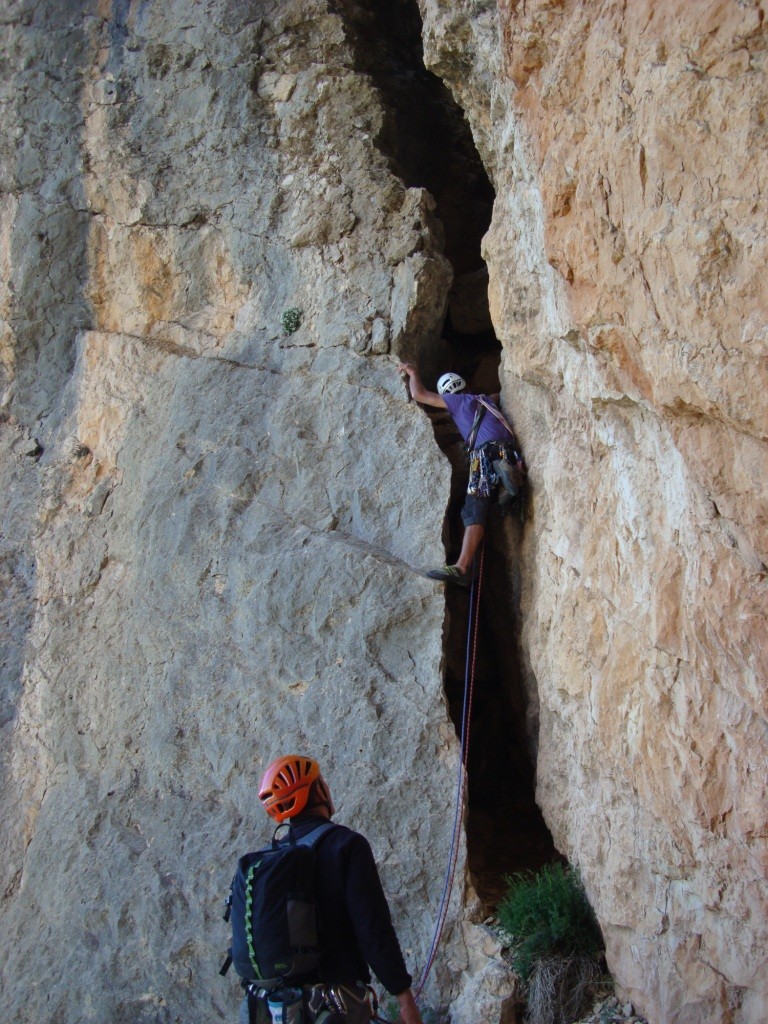 Santiago Domingo : début de la fissure cheminée