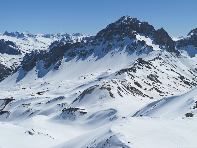 L'enneigement côté Galibier